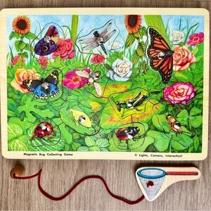 Melissa & Doug garden Bug-Catching Magnetic wooden Puzzle